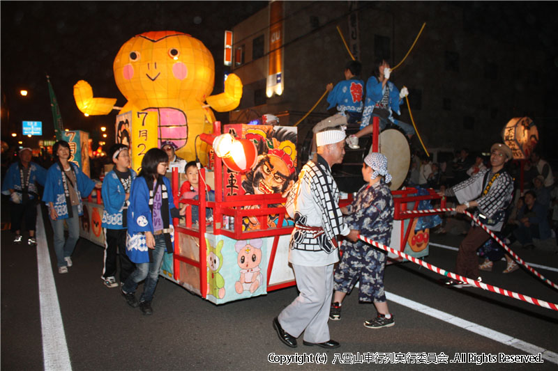 2010年　第28回　八雲山車行列