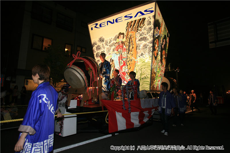 2010年　第28回　八雲山車行列