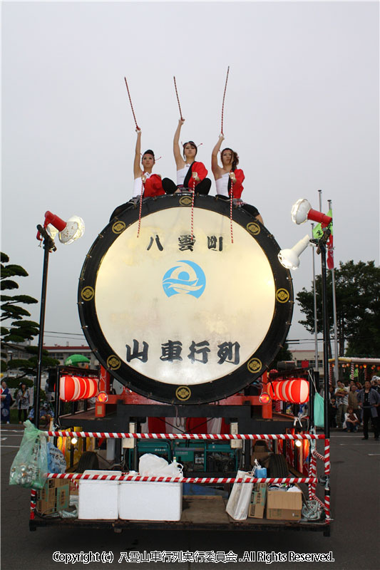2010年　第28回　八雲山車行列