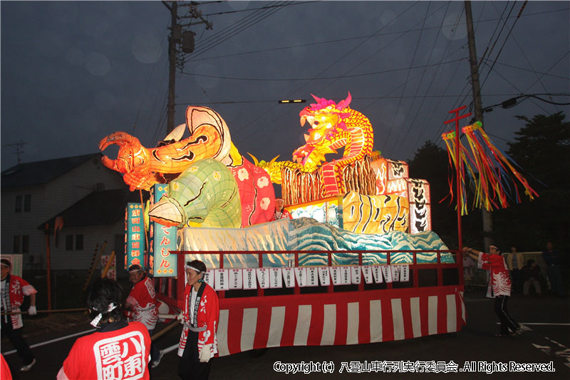 2010年　第28回　八雲山車行列