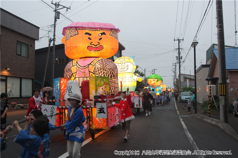 2010年　第28回　八雲山車行列