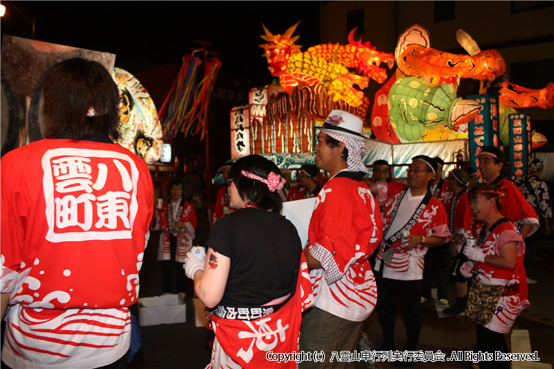 2010年　第28回　八雲山車行列