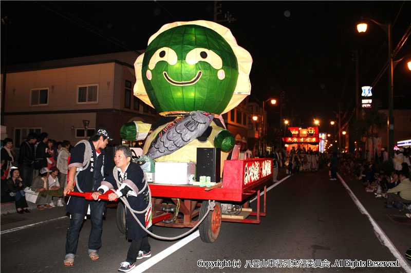 2011年　第29回　八雲山車行列