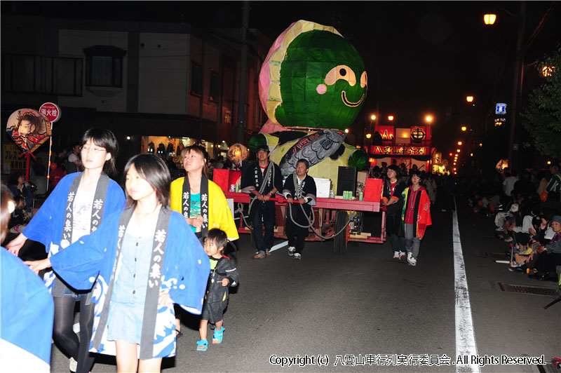 2011年　第29回　八雲山車行列