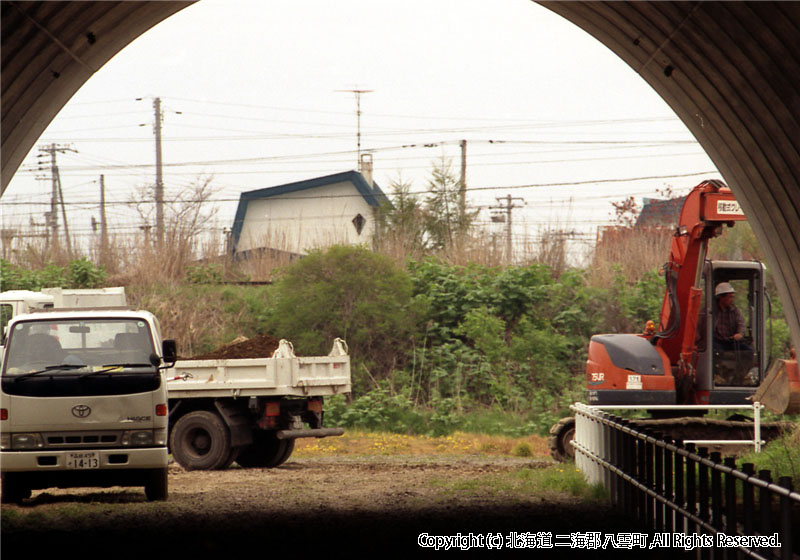 H17.05.24　田植え作業（落部：寺川） 