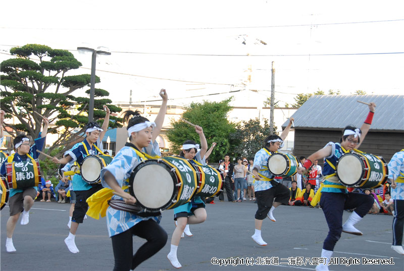 H20.08.09　八雲山車行列