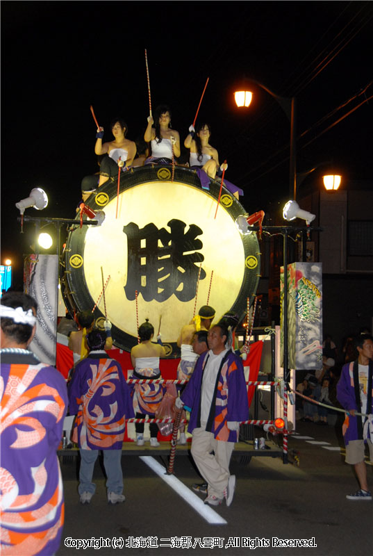 H20.08.09　八雲山車行列