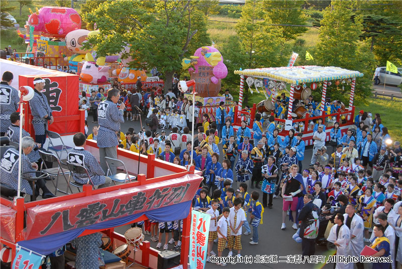 H21.07.03　八雲山車行列