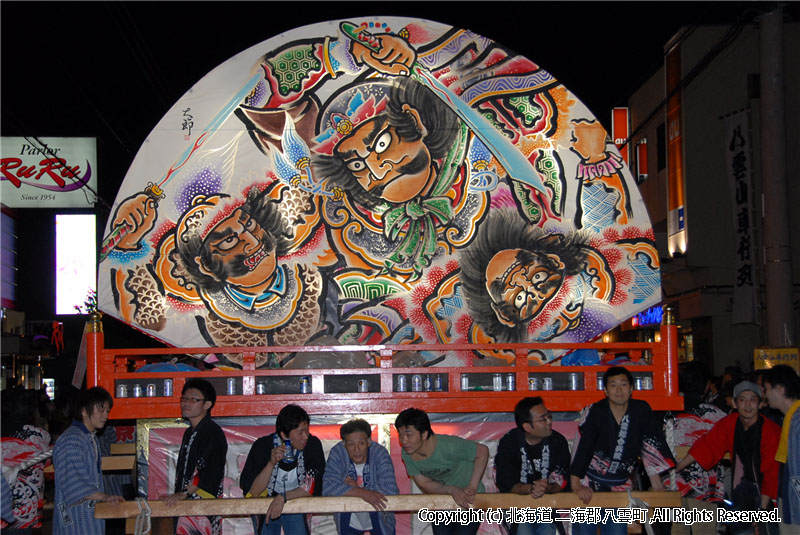 H21.07.03　八雲山車行列