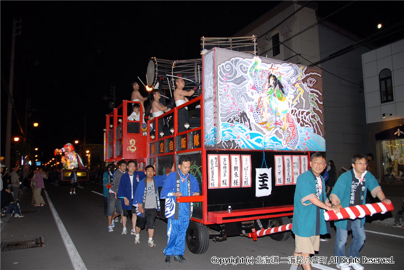 H21.07.03　八雲山車行列