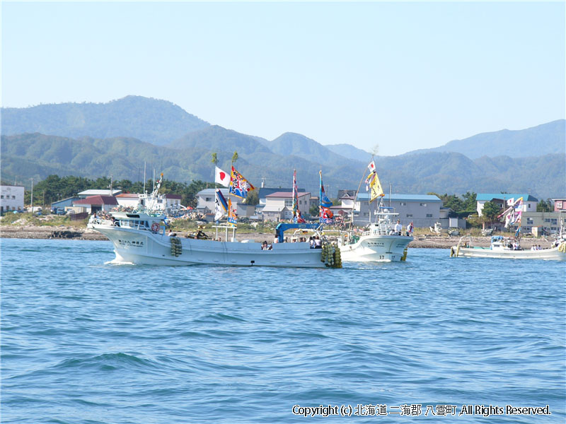 H16.09.15　海上渡御（落部）