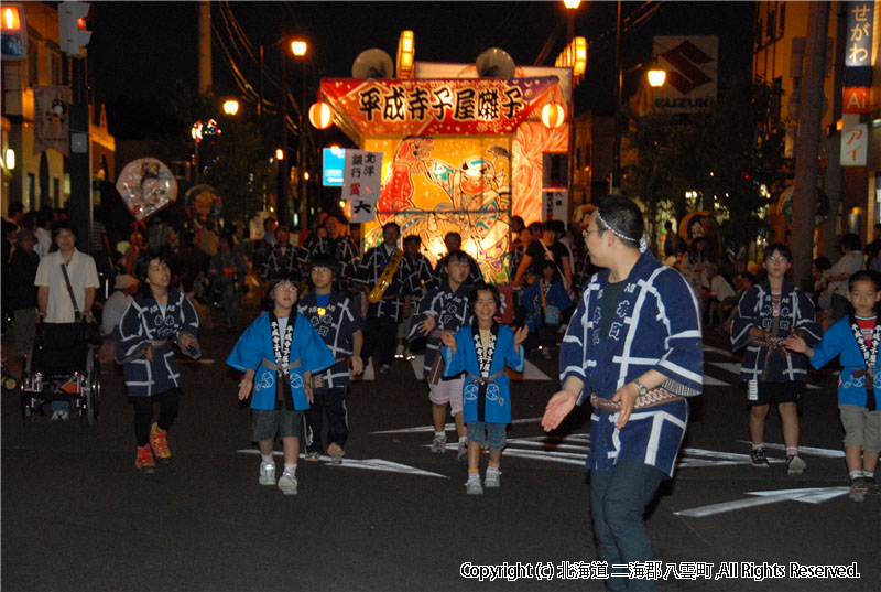 H19.07.07　八雲山車行列