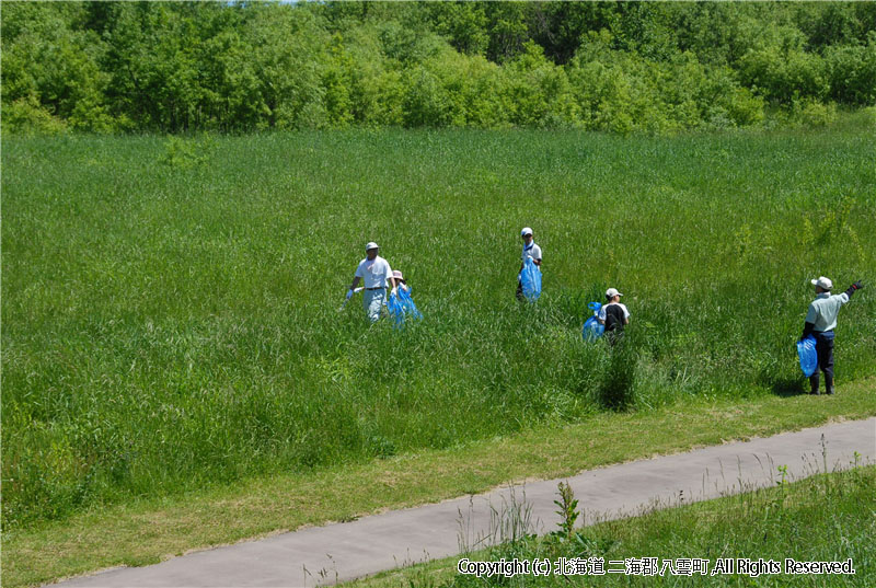 H19.06.16　遊楽部河川清掃