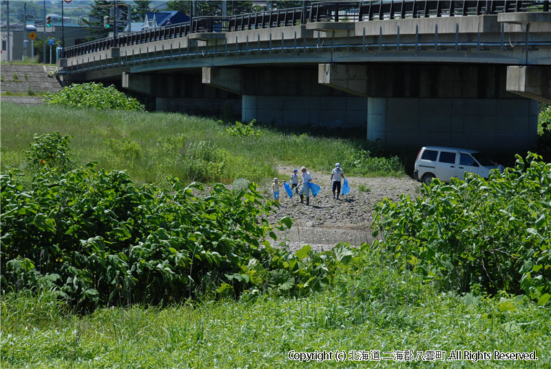 H19.06.16　遊楽部河川清掃