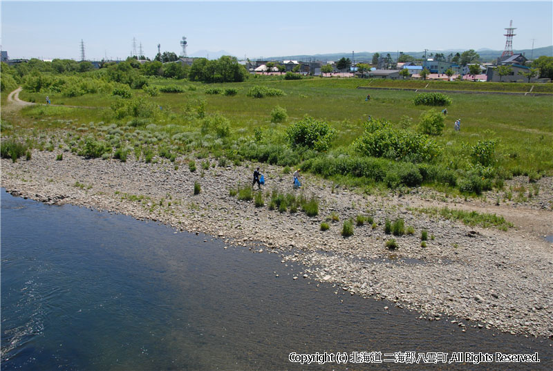 H19.06.16　遊楽部河川清掃