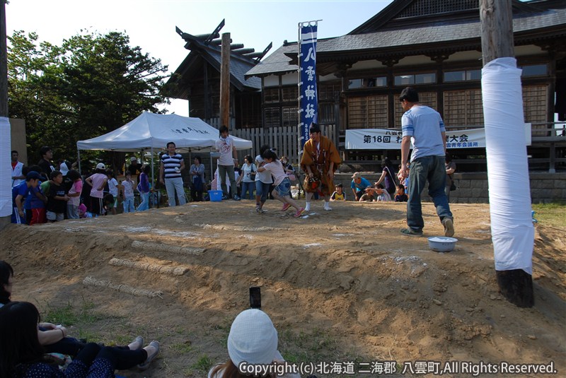 H23.06.20 八雲神社例大祭 奉納剣道少年団 わんぱく相撲大会