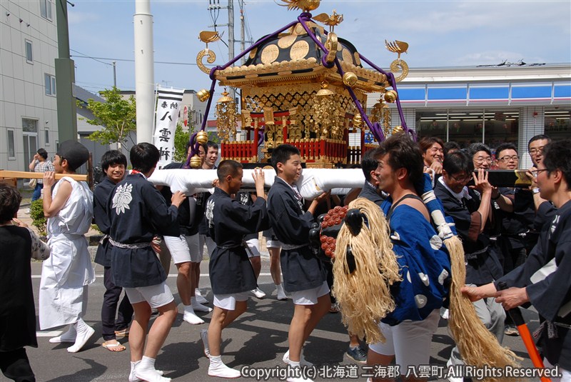 H23.06.21 八雲神社例大祭 神輿渡御 歩行者天国