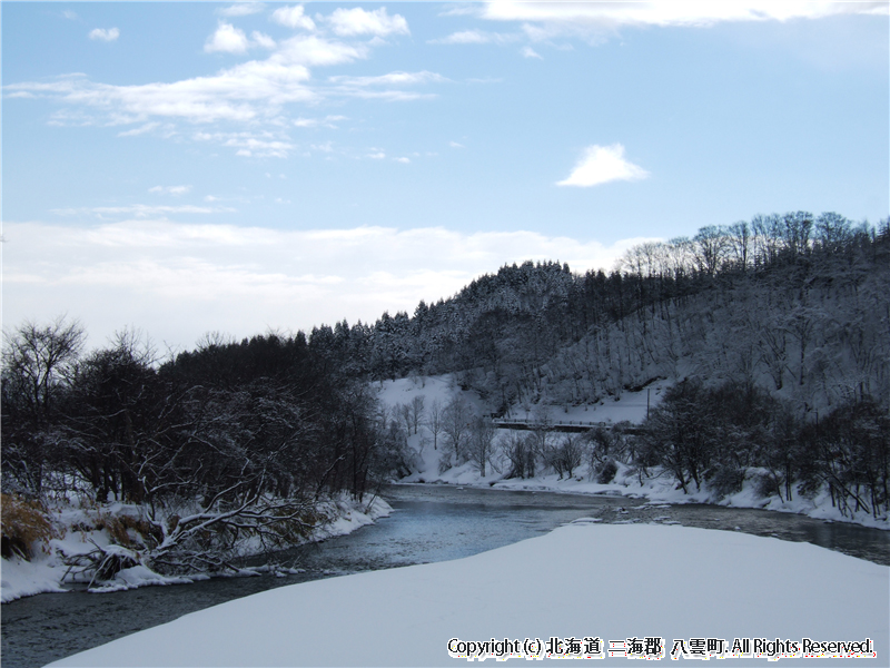 H18.03.02　遊楽部川（建岩橋より）