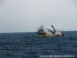 H23.03.18 東北沖地震被害台船作業風景